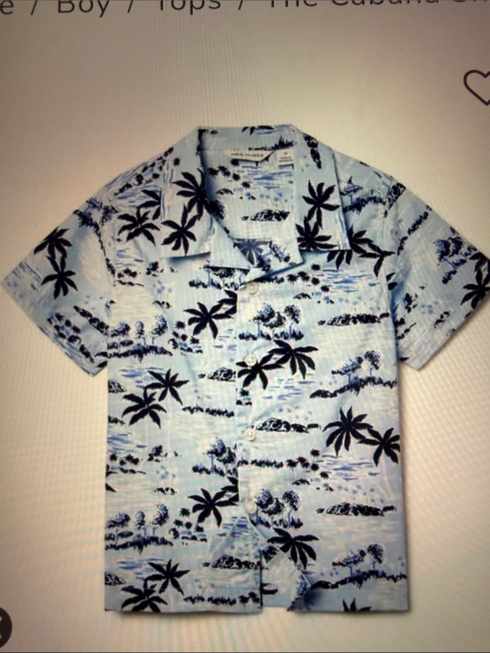 Janie & Jack Hawaiian Shirt, 8